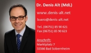 Dr. Dennis Alt MdL